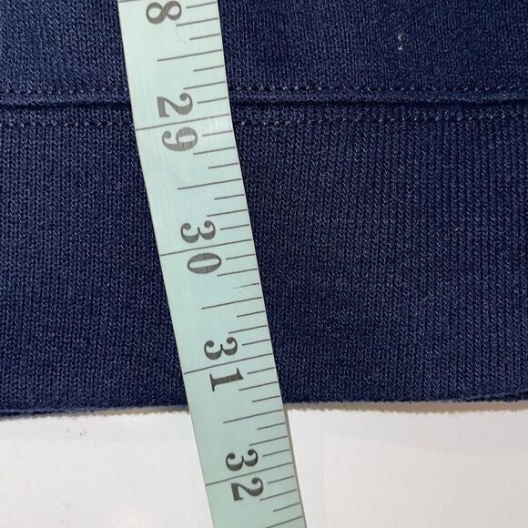 Lands End Mens 1/4 Zip Mock Neck Pullover Sweater Navy Blue Size 3XL Tall - Picture 8 of 8